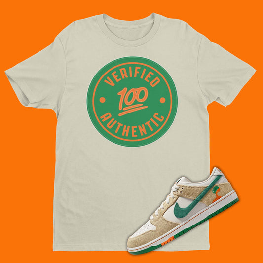 Nike Jarritos Dunk Low Phantom and Malachite sneaker matching tee