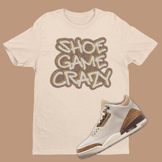 Shoe Game Crazy Air Jordan 3 Palomino Matching T-Shirt from SNKADX