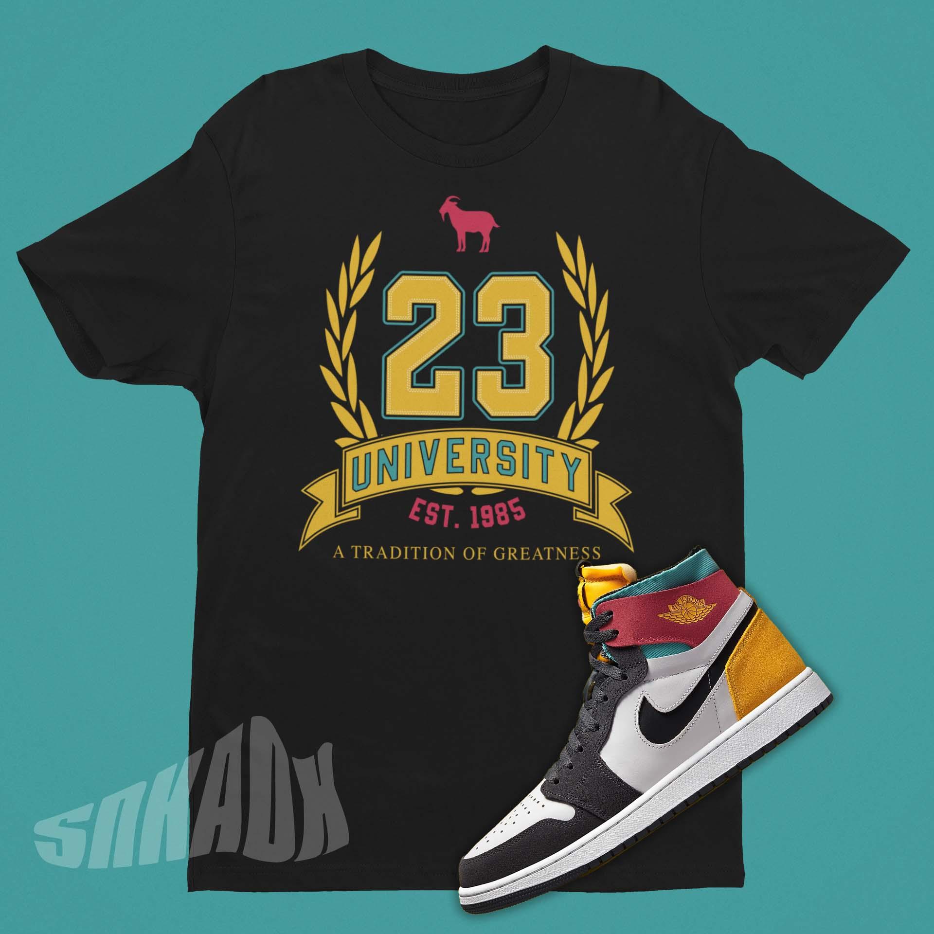 Shirt To Match Air Jordan 1 Zoom CMFT Anthracite Multicolor