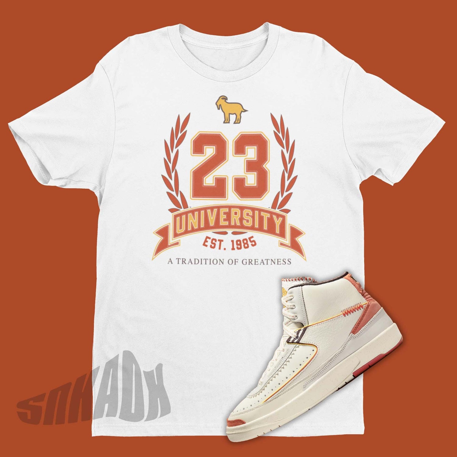 23 University Shirt To Match Maison Chateau Rouge Air Jordan 2