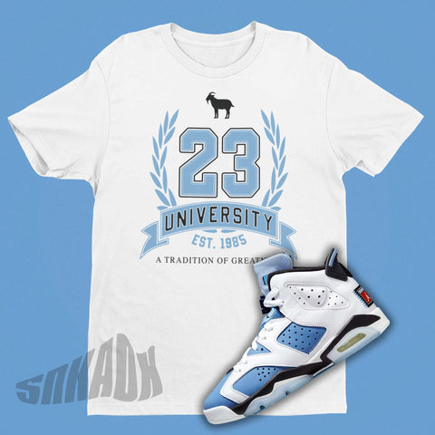 Jordan 6 UNC Matching Shirt