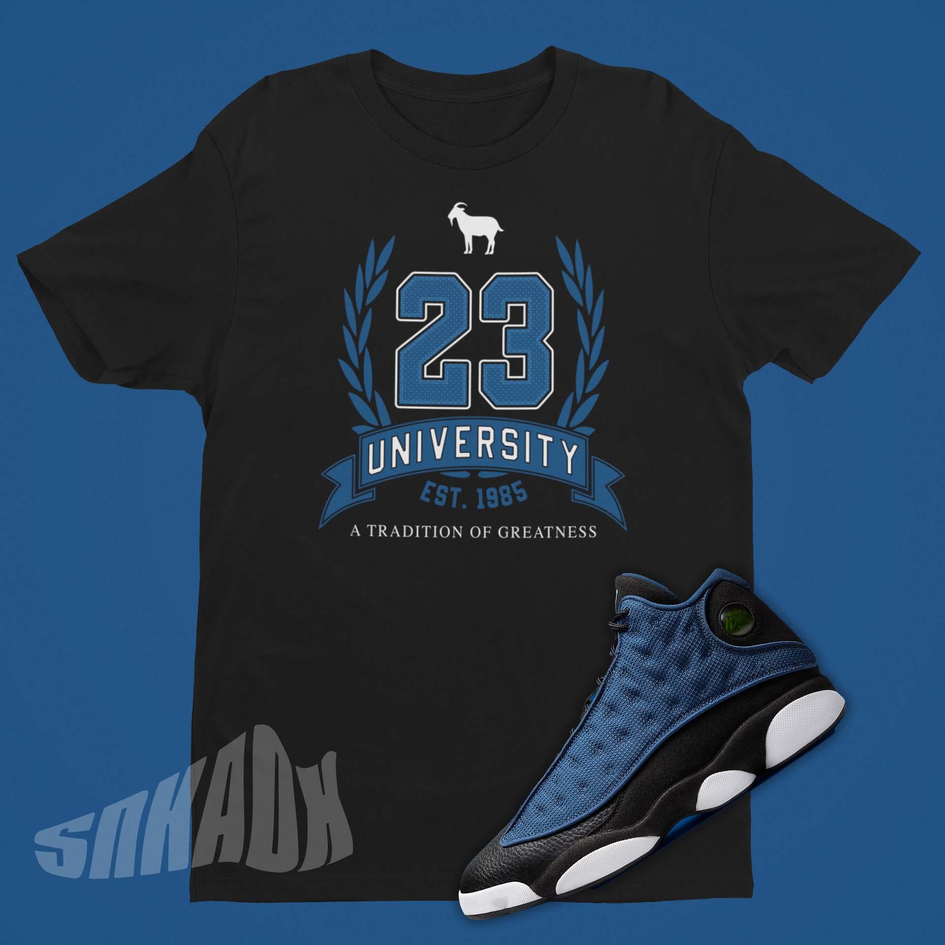 Shirt To Match Air Jordan 13 Brave Blue