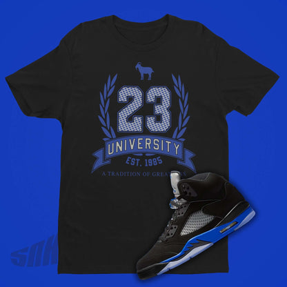 Air Jordan 5 Racer Blue Matching Shirt