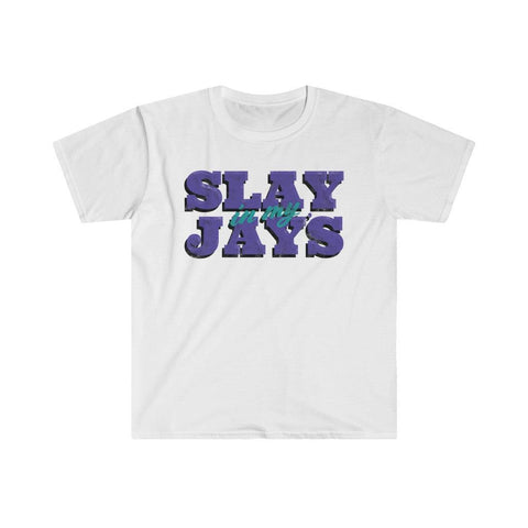white tee for jordans
