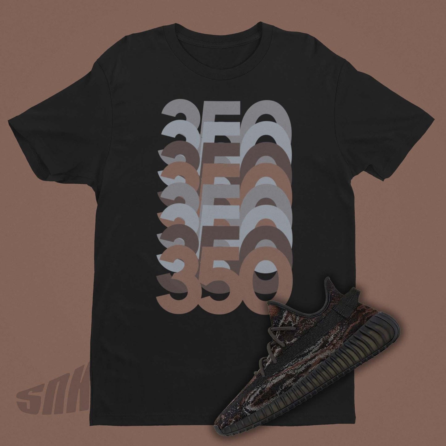 350 Stack Shirt To Match Yeezy Boost 350 V2 MX Rock - SNKADX