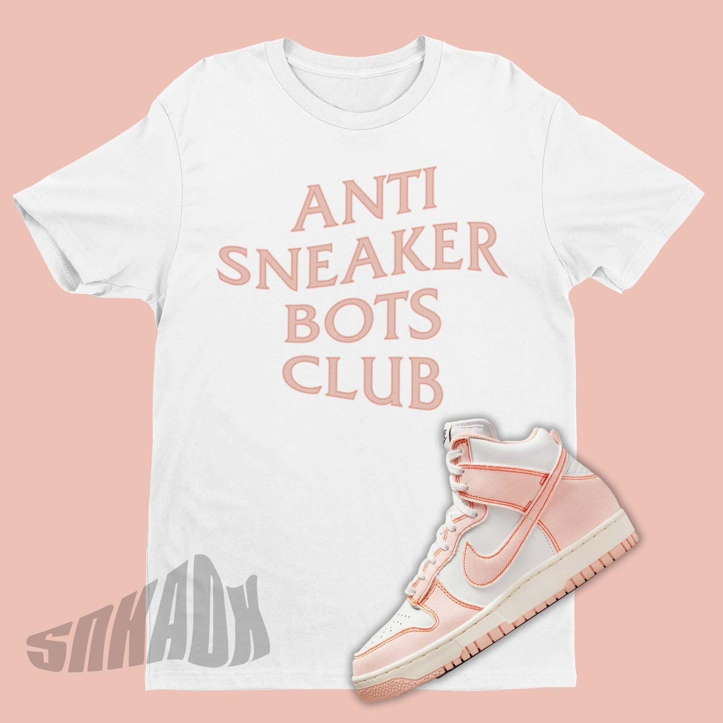 Anti Sneaker Bots Shirt To Match Nike Dunk Arctic Orange