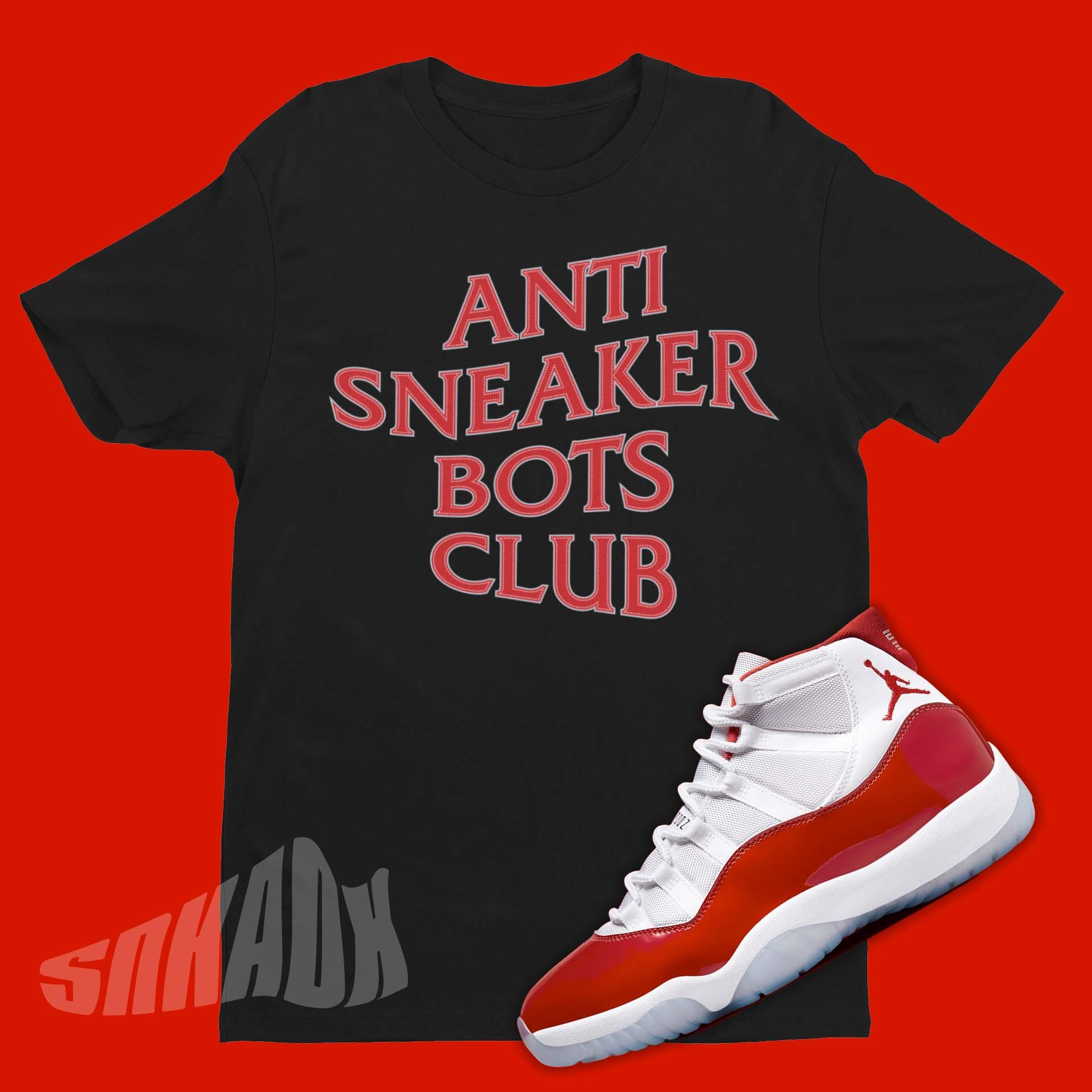 sneaker bots shirt air jordan 11 cherry
