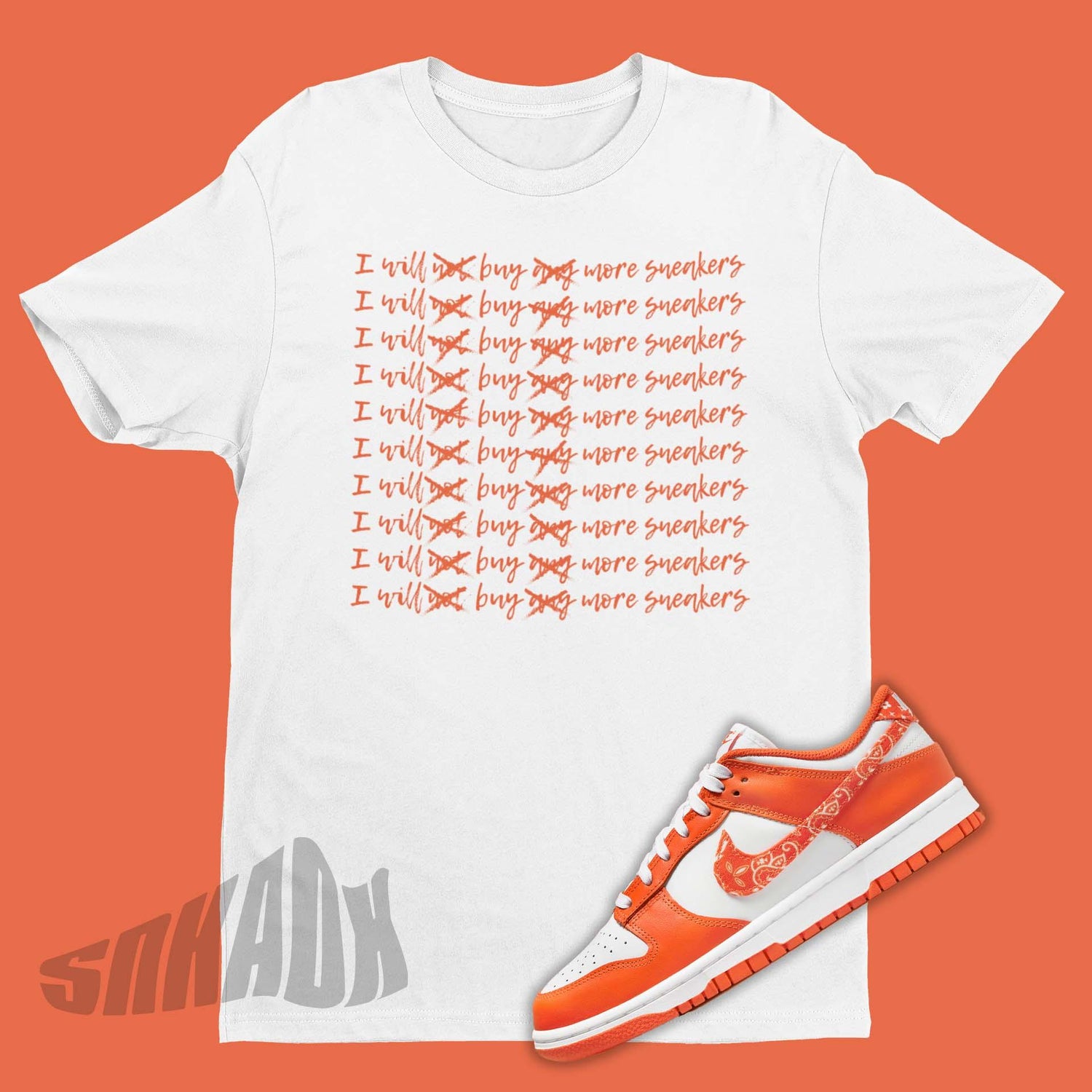 Funny Shirt To Match Nike Dunk Low Essential Paisley