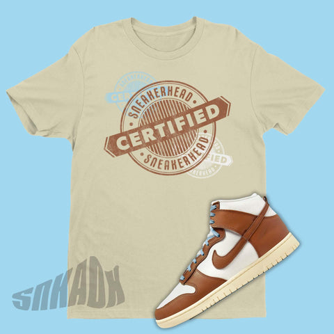 dunk certified fresh matching tee with stamp