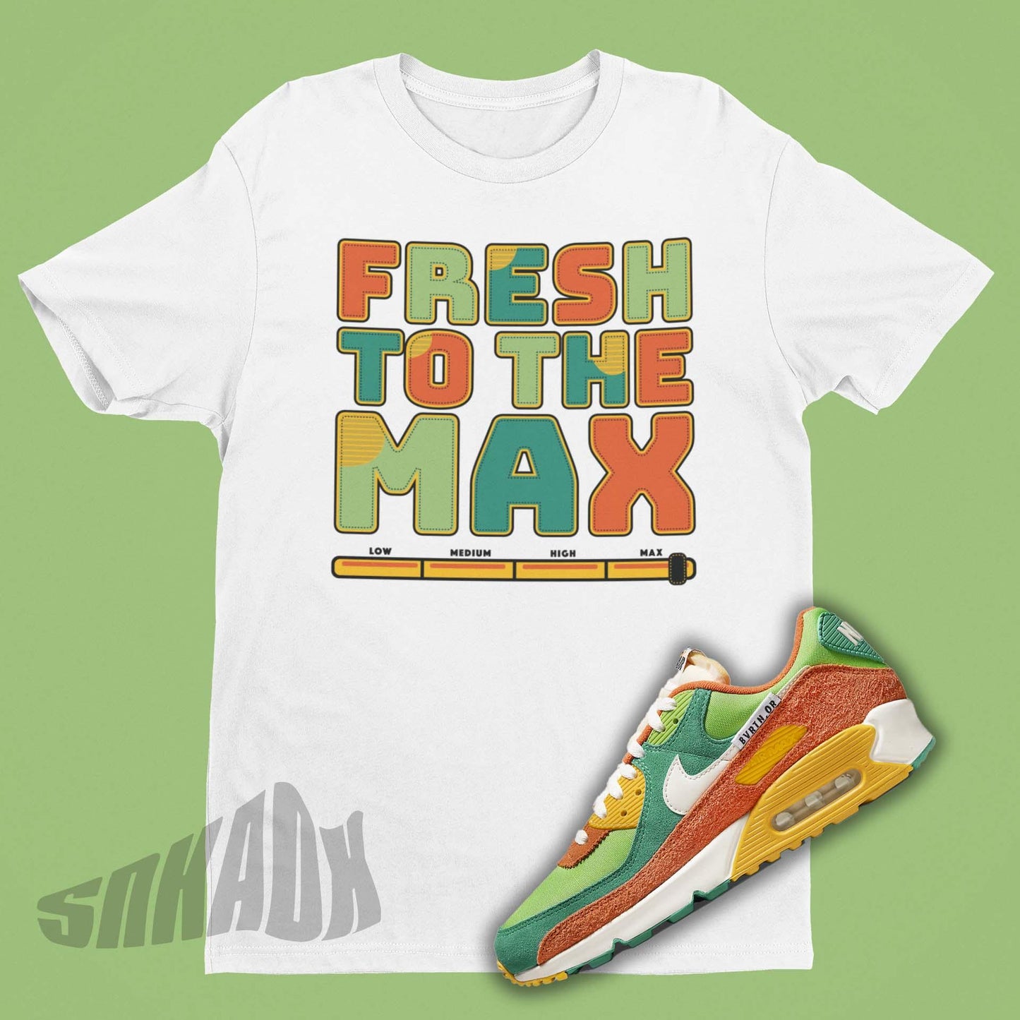 Nike Air Max 90 AMRC Roma Green Matching Shirt Fresh To The Max