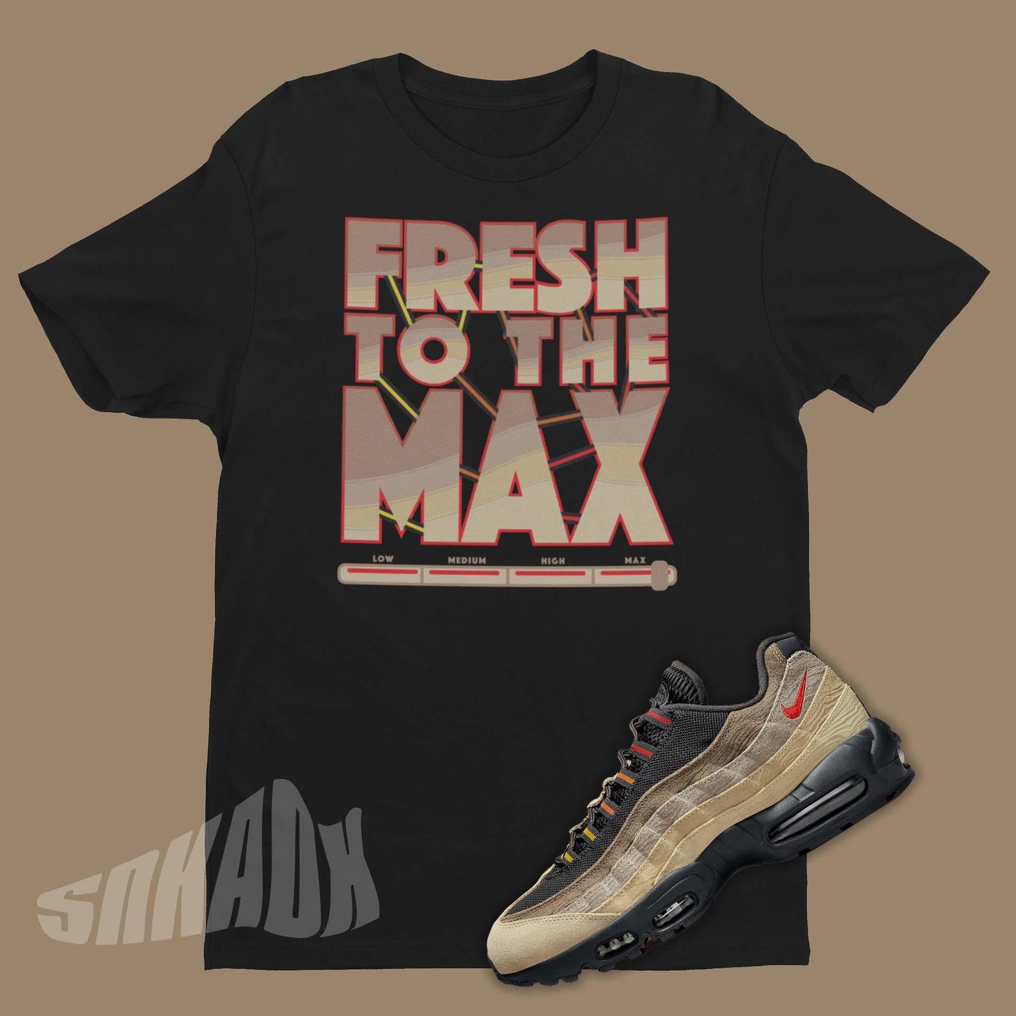 Fresh To The Max Shirt To Match Nike Air Max 95 Topographic