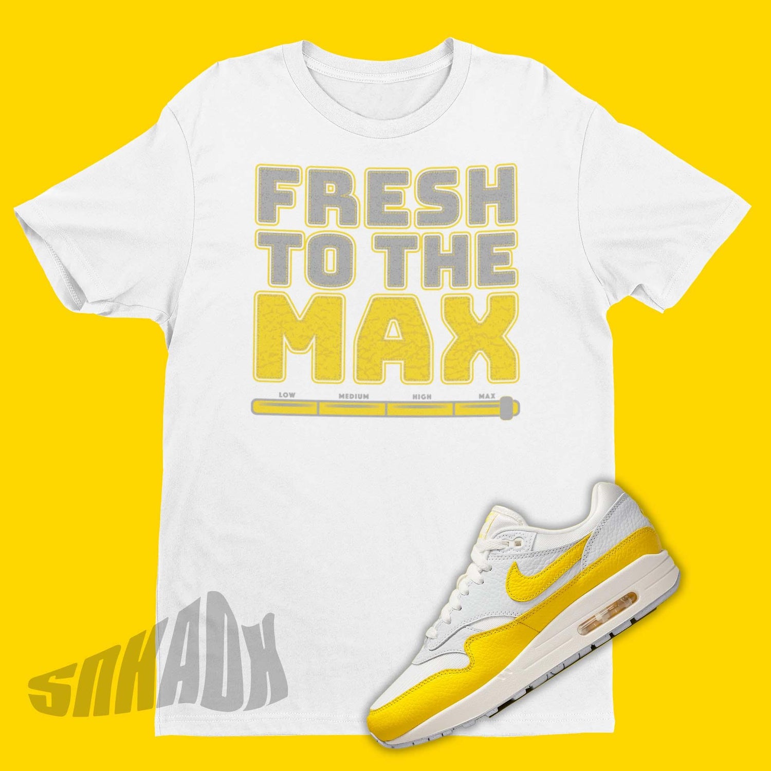 Fresh To The Max Shirt To Match Air Max 1 Tour Yellow