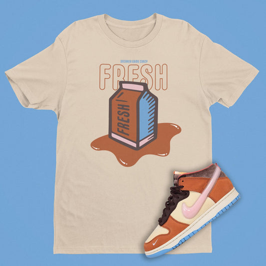 Fresh Chocolate Milk Shirt To Match Nike Dunk Chocolate Milk