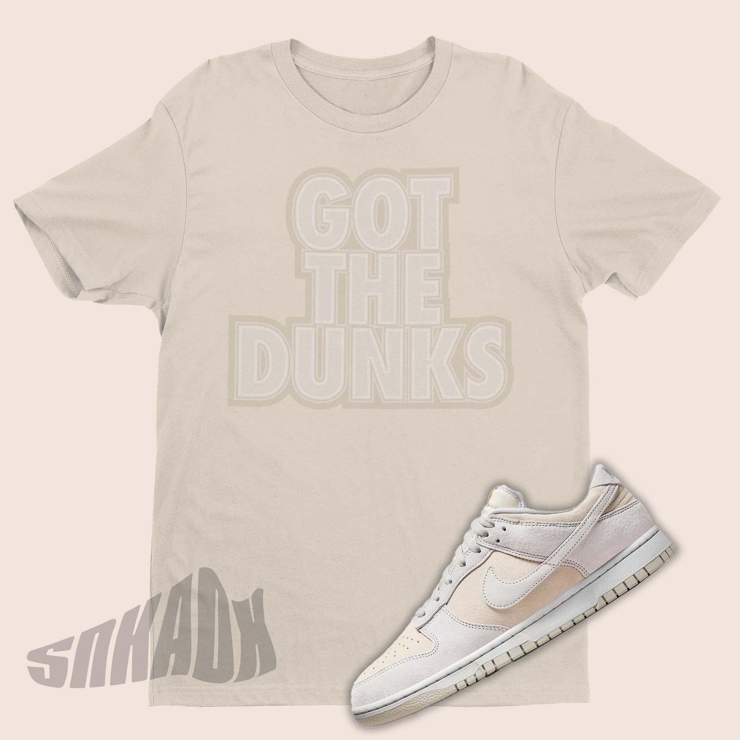 Got The Dunks Shirt To Match Nike Dunk Low Vast Grey
