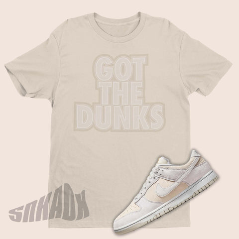 Got The Dunks Shirt To Match Nike Dunk Low Vast Grey