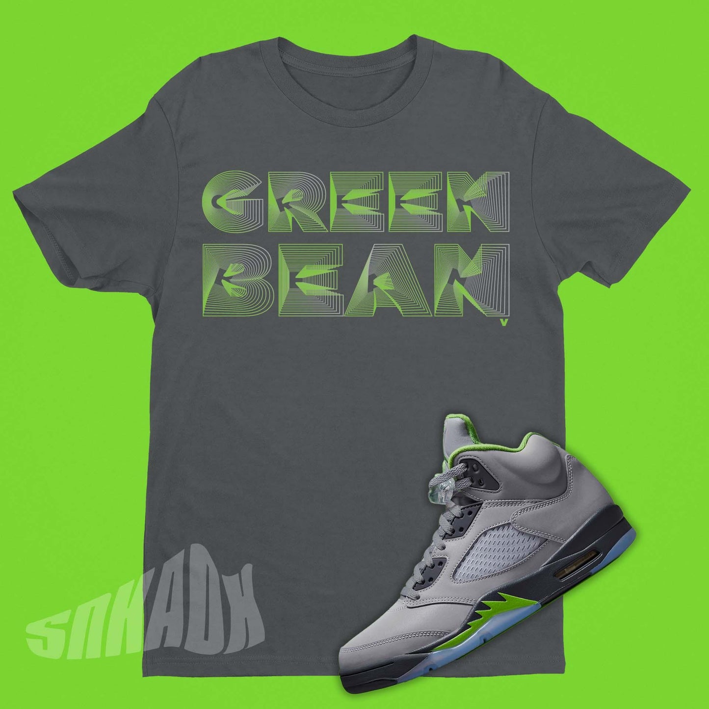 Green Bean 5s shirts.