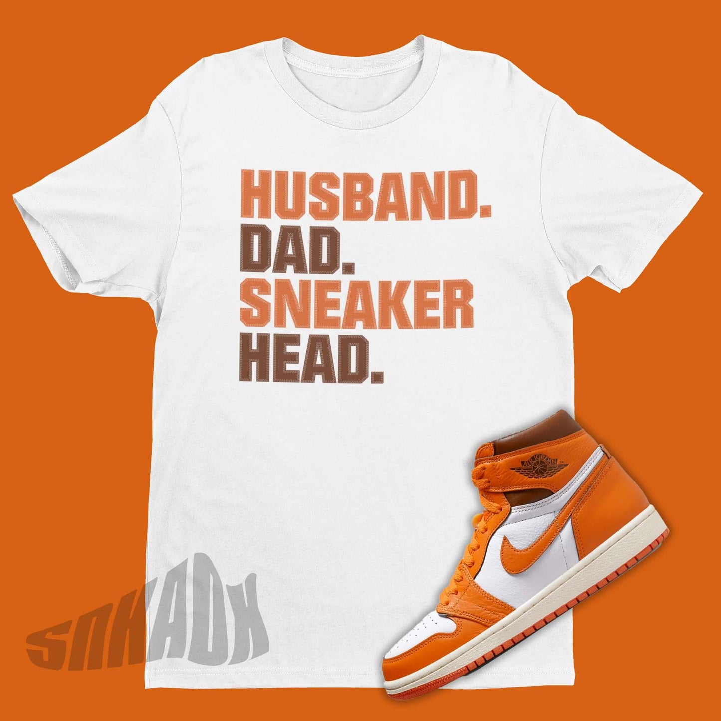 Air Jordan 1 High Starfish Husband Dad Sneakerhead Shirt