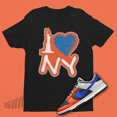 I Love New York Tshirt To Match Nike Dunk New York Knicks 75th Anniversary
