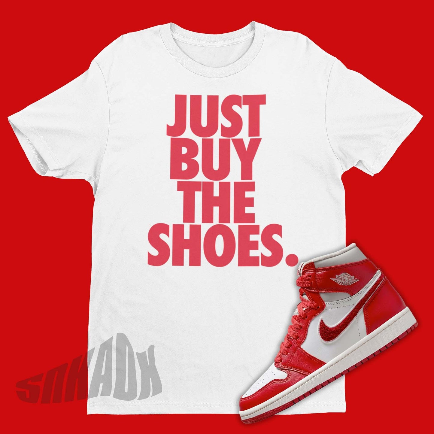 Just Buy The Shoes Shirt To Match Air Jordan 1 Newstalgia Chenille