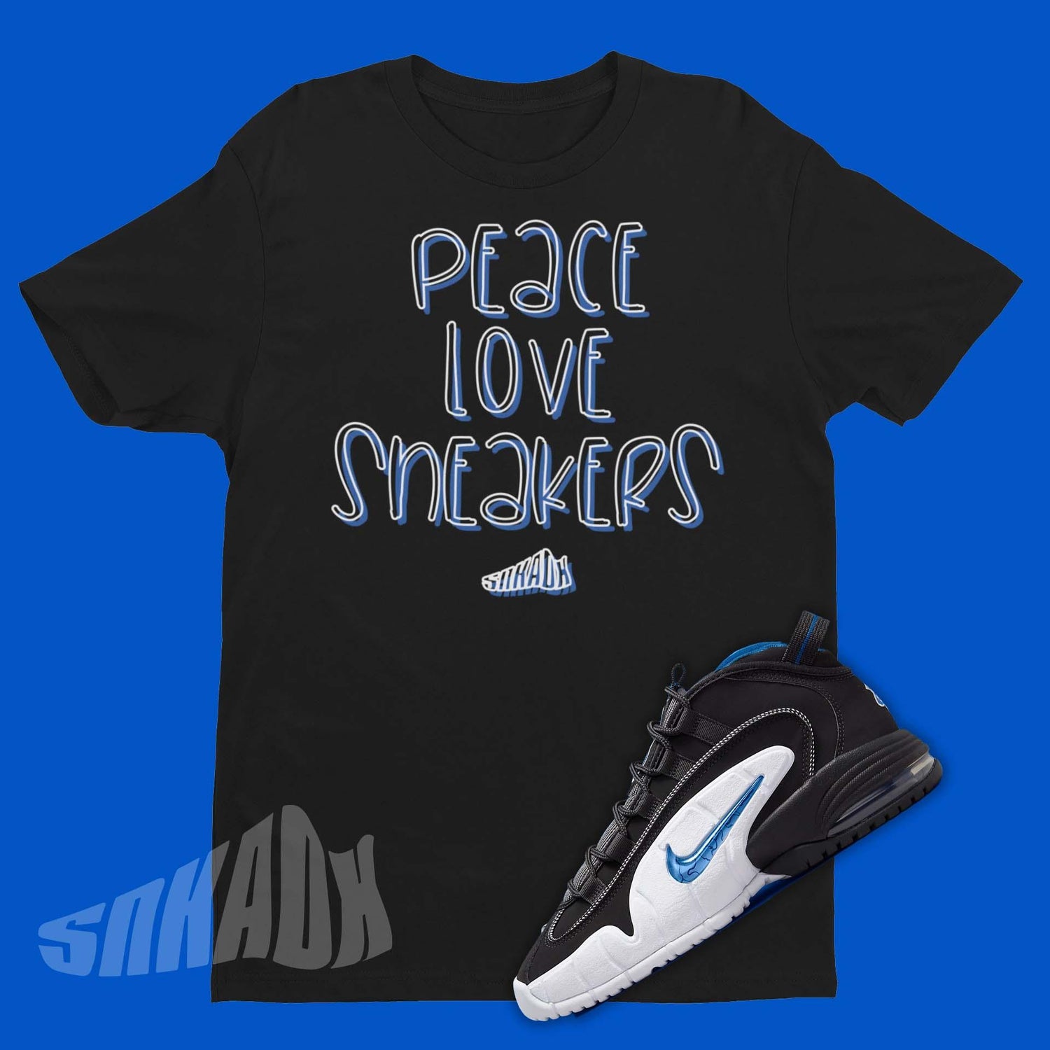 Peace Love Sneakers Shirt To Match Nike Air Max Penny 1 Orlando