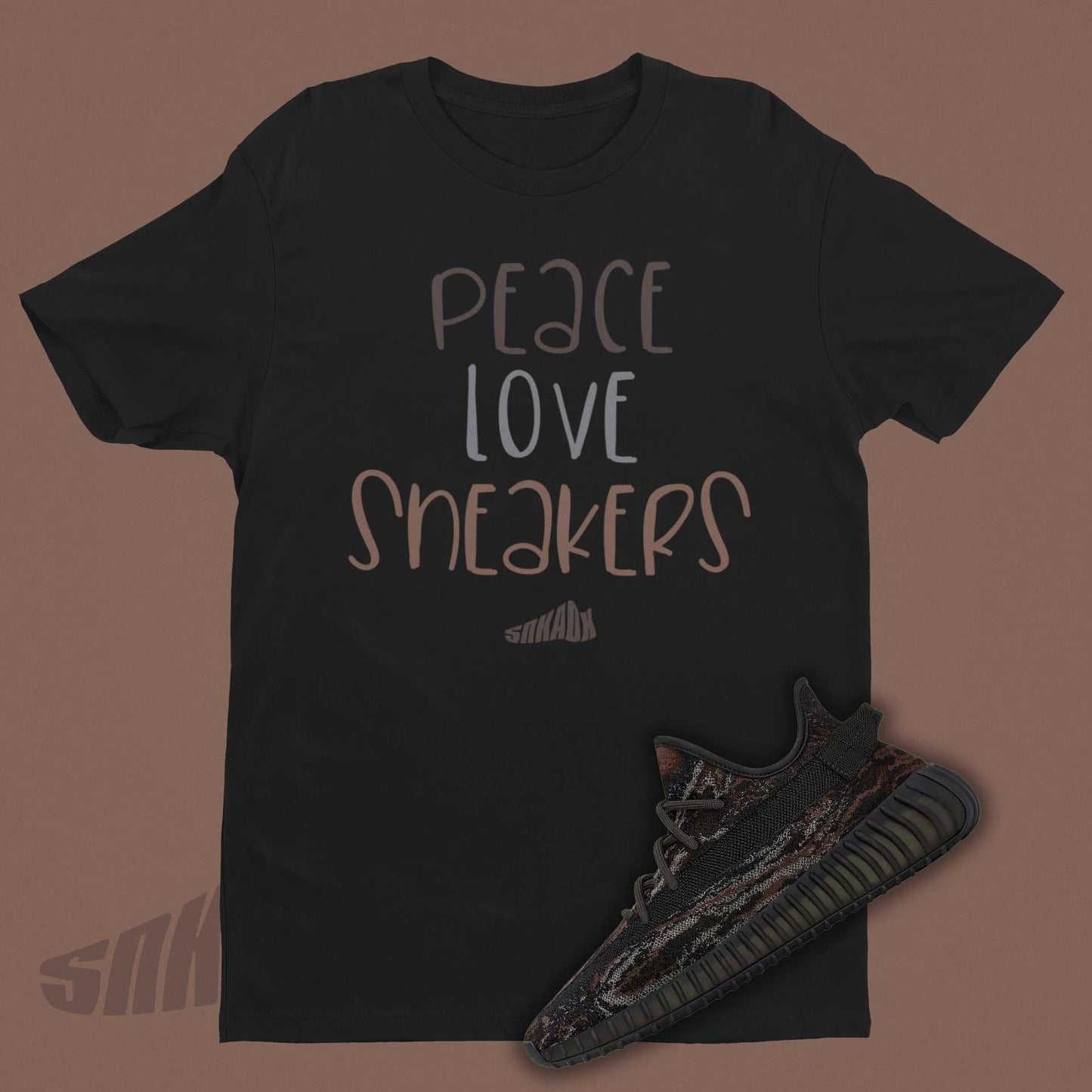 Peace Love Sneakers To Match Yeezy Boost 350 V2 MX Rock
