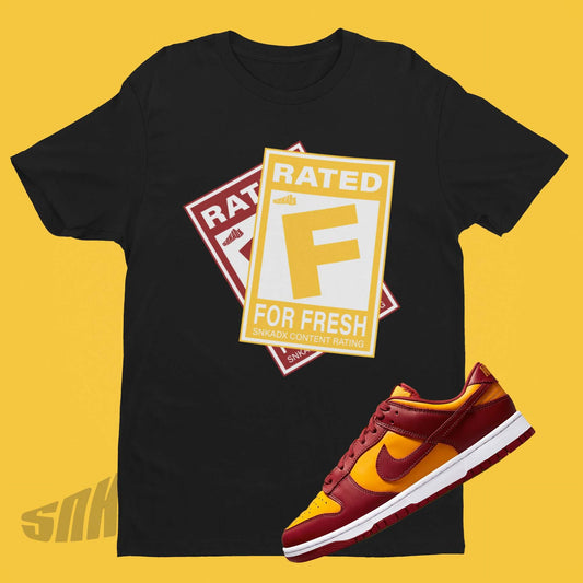 Nike Dunk Midas Gold Matching Shirt With Gamer Rating