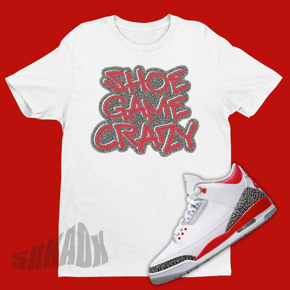 Fire Red 3s Matching Shirt