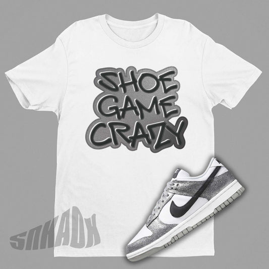 Shoe game crazy on white shirt to match Nike Dunk Golden Gals