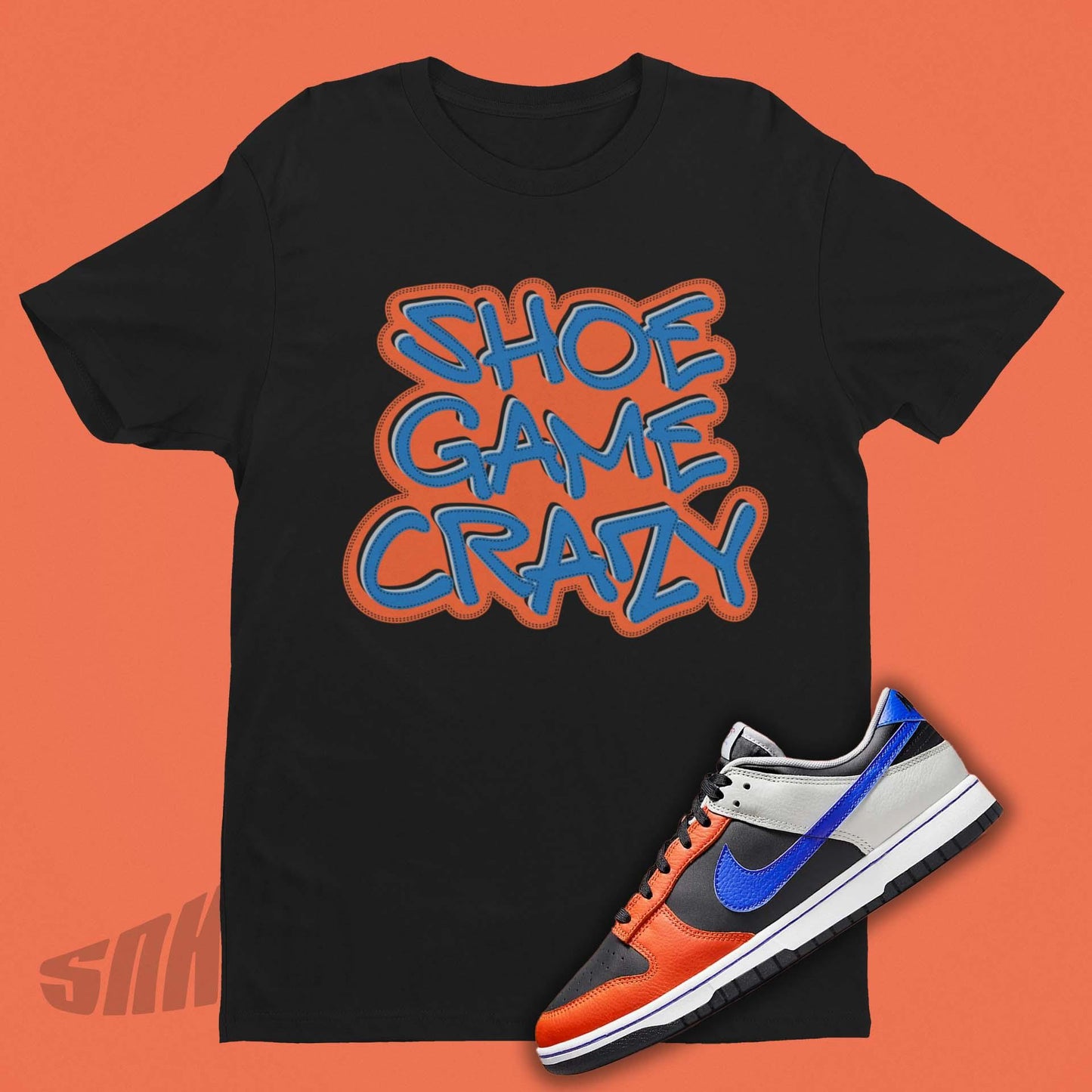 Shoe Game Crazy Shirt Match Nike Dunk New York Knicks 75th Anniversary