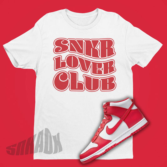 Nike Dunk University Red Matching Shirt DD1399-106