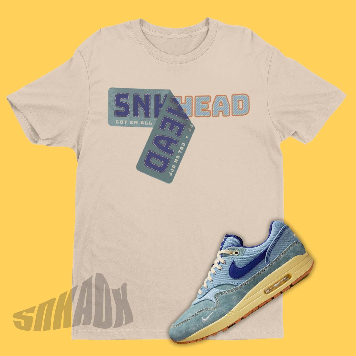 Sneakerhead Shirt To Match Nike Air Max 1 Dirty Denim