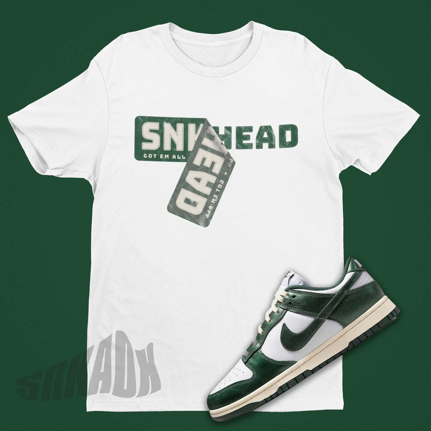 Shirt To Match Nike Dunk Low Vintage Green