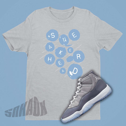 Sneakerhead Gift Shirt to match Air Jordan Cool Grey 11