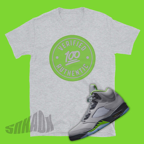 Verified Authentic Shirt To Match Air Jordan 5 Green Bean - SNKADX