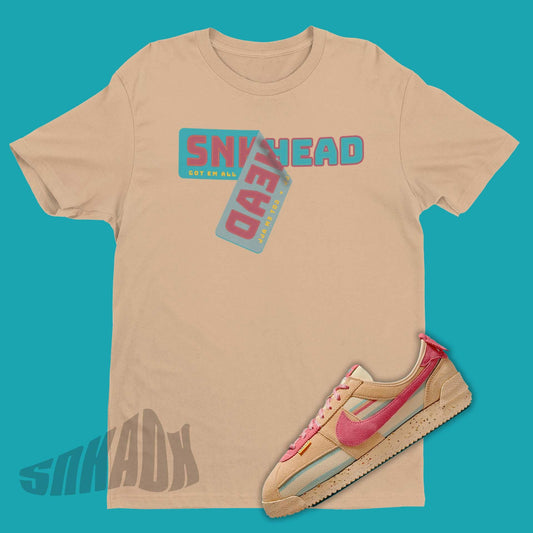 Sneakerhead Shirt To Match Union LA Nike Cortez Sesame