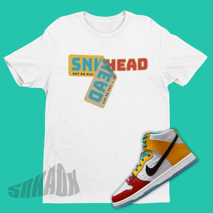 Sneakerhead Shirt To Match FroSkate Nike SB Dunk High All Love No Hate