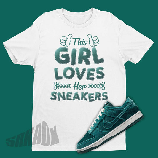 Shirt To Match Nike Dunk Low Velvet Teal