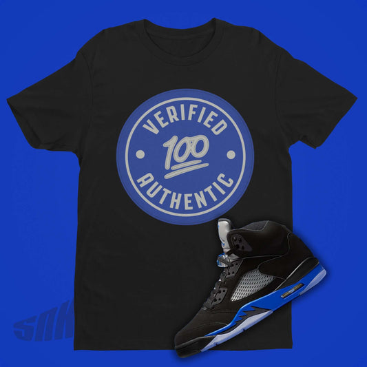 Air Jordan 5 Racer Blue Matching Shirt