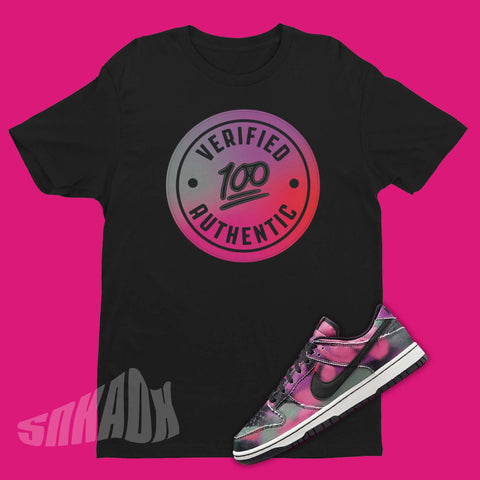 Verified Authentic Shirt In Black To Match Nike Dunk Low Graffiti