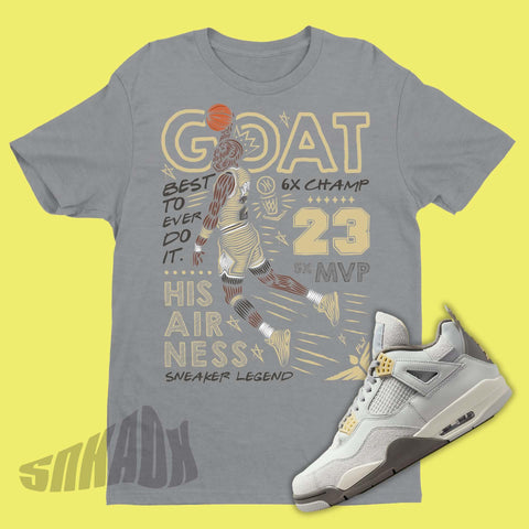 Greatest Ever Shirt To Match Air Jordan 4 Craft Photon Dust