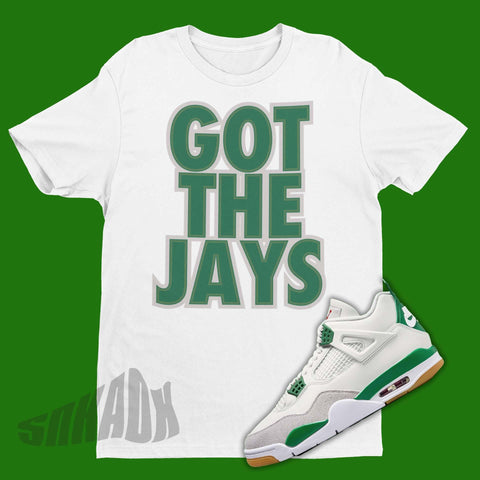 got em shirt air jordan 4 sb pine green