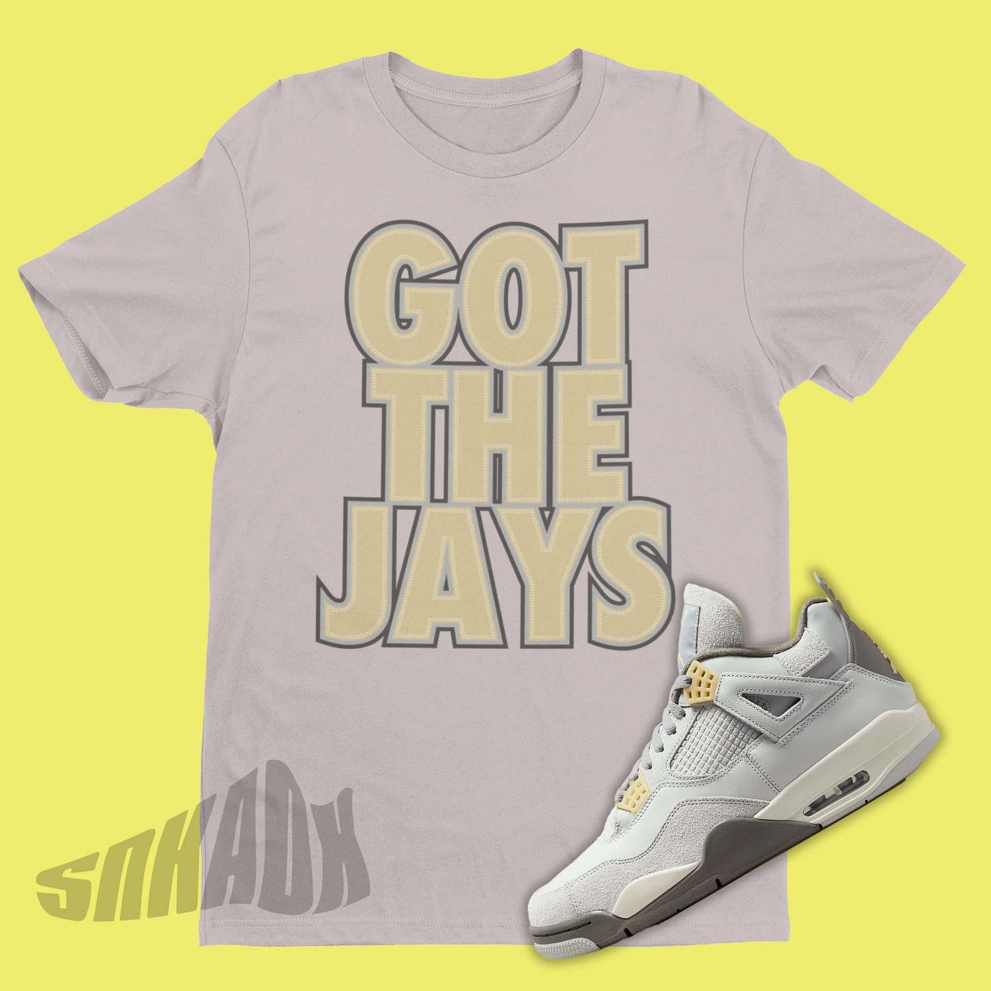 Get the Jays Shirt for your Air Jordan 4 Craft Photon Dust