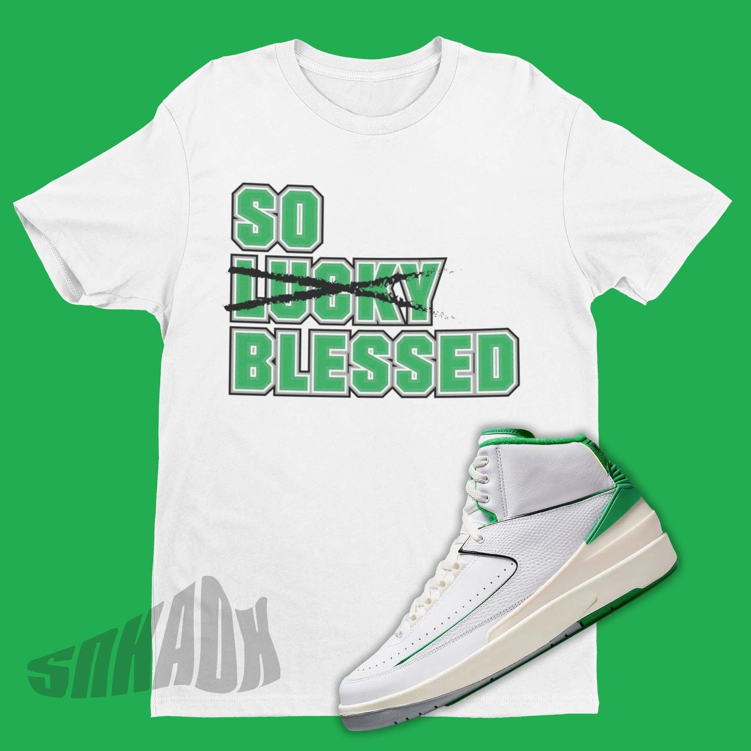 Shirt To Match Air Jordan 2 Lucky Green