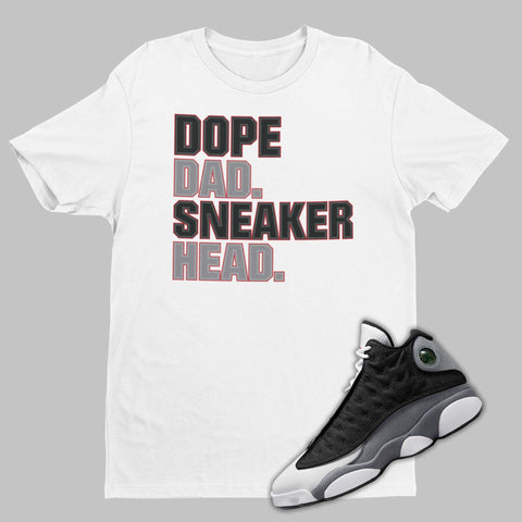Air Jordan 13 Black Flint Sneaker Matching Shirt | SNKADX