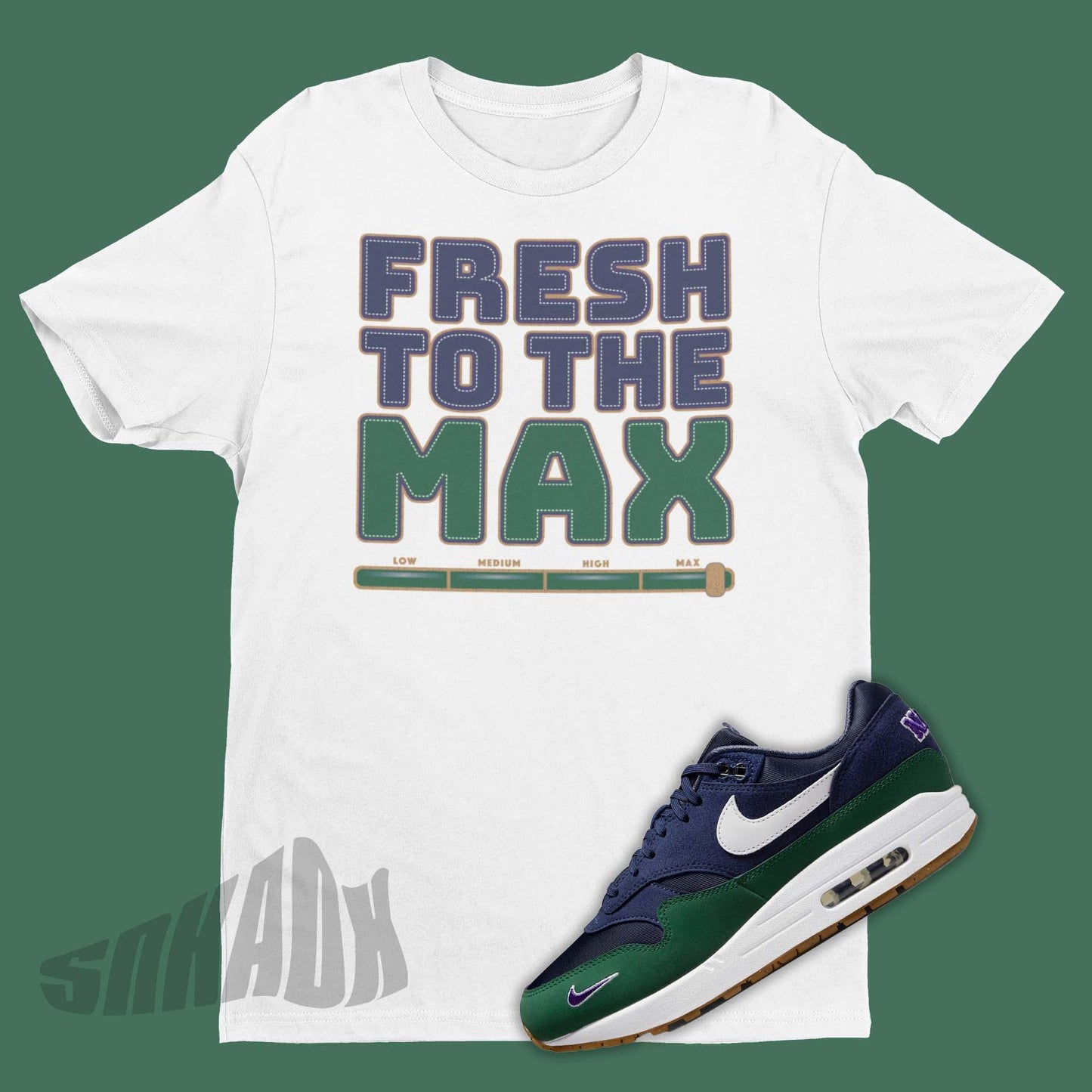Gorge Green Air Max 1 matching shirt