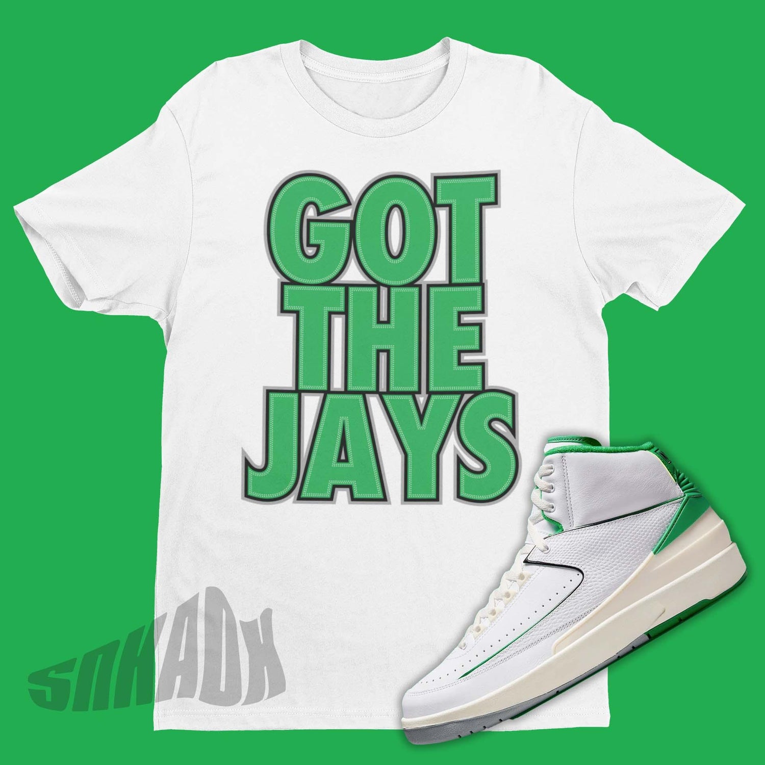 Got The Jays Shirt To Match Air Jordan 2 Lucky Green