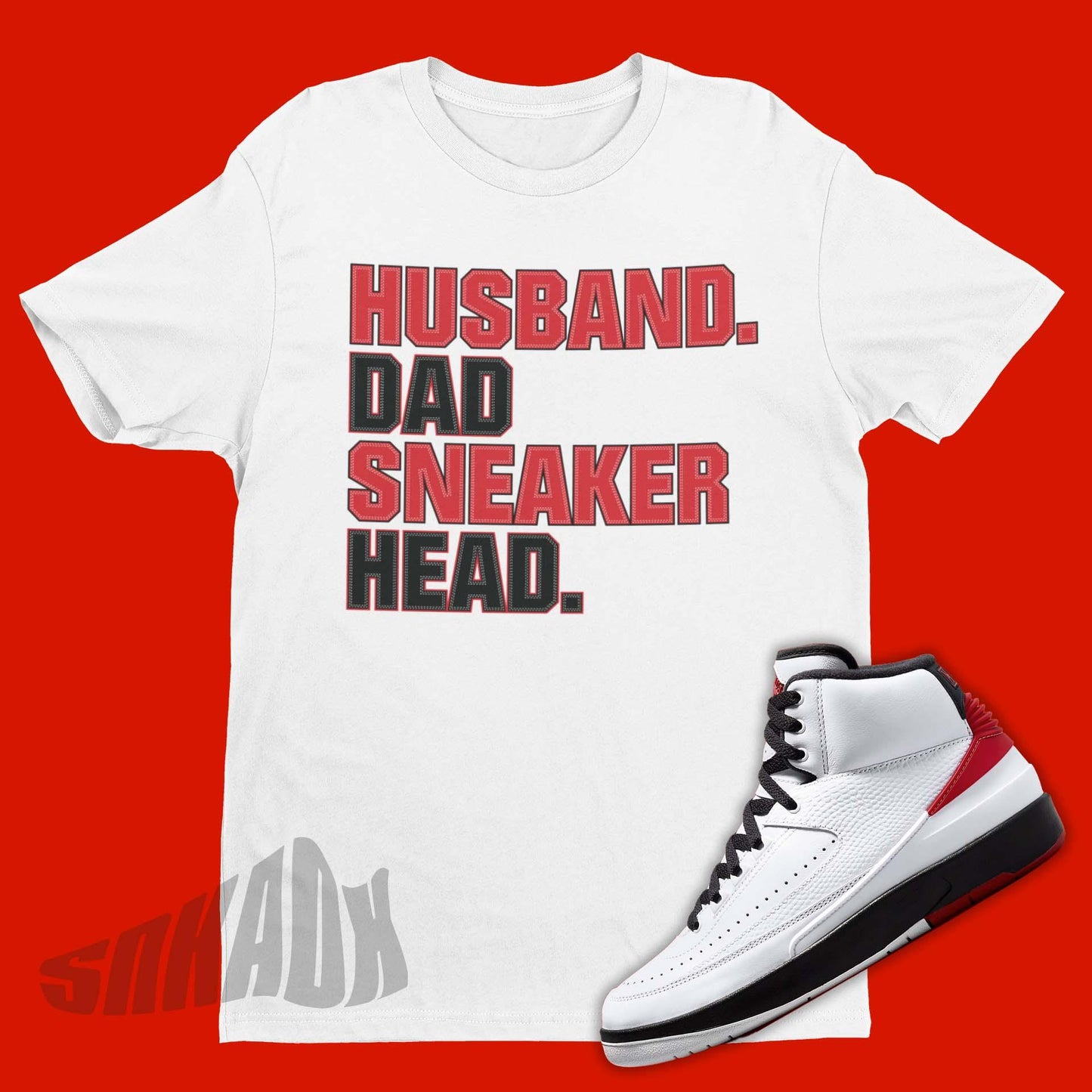 Air Jordan 2 OG Chicago Shirt for Sneakerhead Dads SNKADX