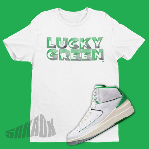 Lucky Green Shirt To Match Air Jordan 2 Lucky Green