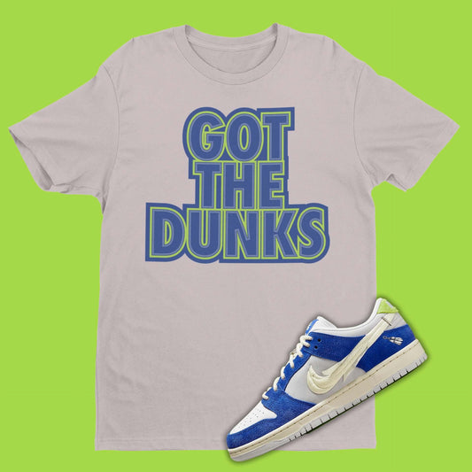 got em shirt nike dunk gardenia