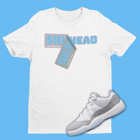 Air Jordan 11 Low Cement Grey matching shirt